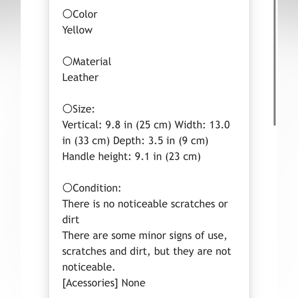 Gucci Yellow Leather Shoulder Bag - Picture 15 of 15